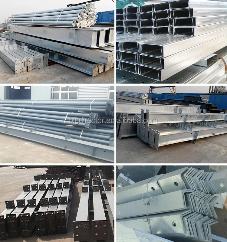 Low Cost Price Prefabricated Metal Light Steel Structure Construction Building Materials