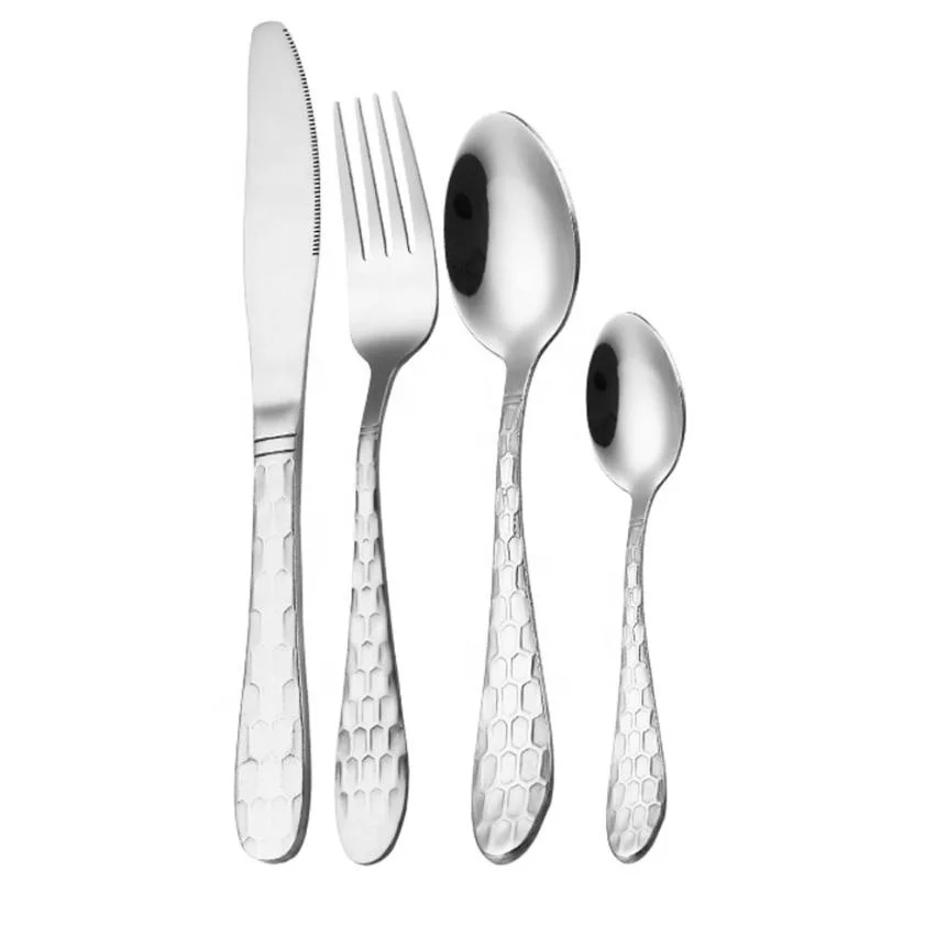 Hammered Matte Copper Flatware Set - Lollygag