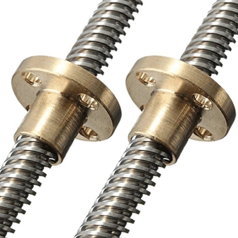Stepper Motor Metric Lead Screw Of Threaded Rods And Nuts Lead Screw