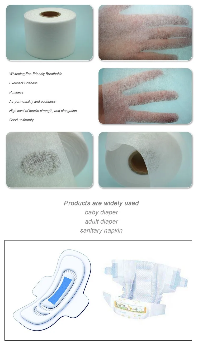 Sss Hydrophilic Spunbond Nonwoven Fabric Raw Material For Baby/adult