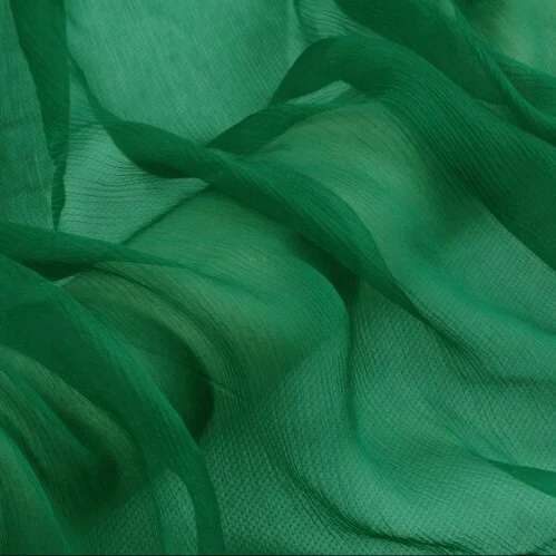 Howmay Crinkle Georgette Silk Fabric ...