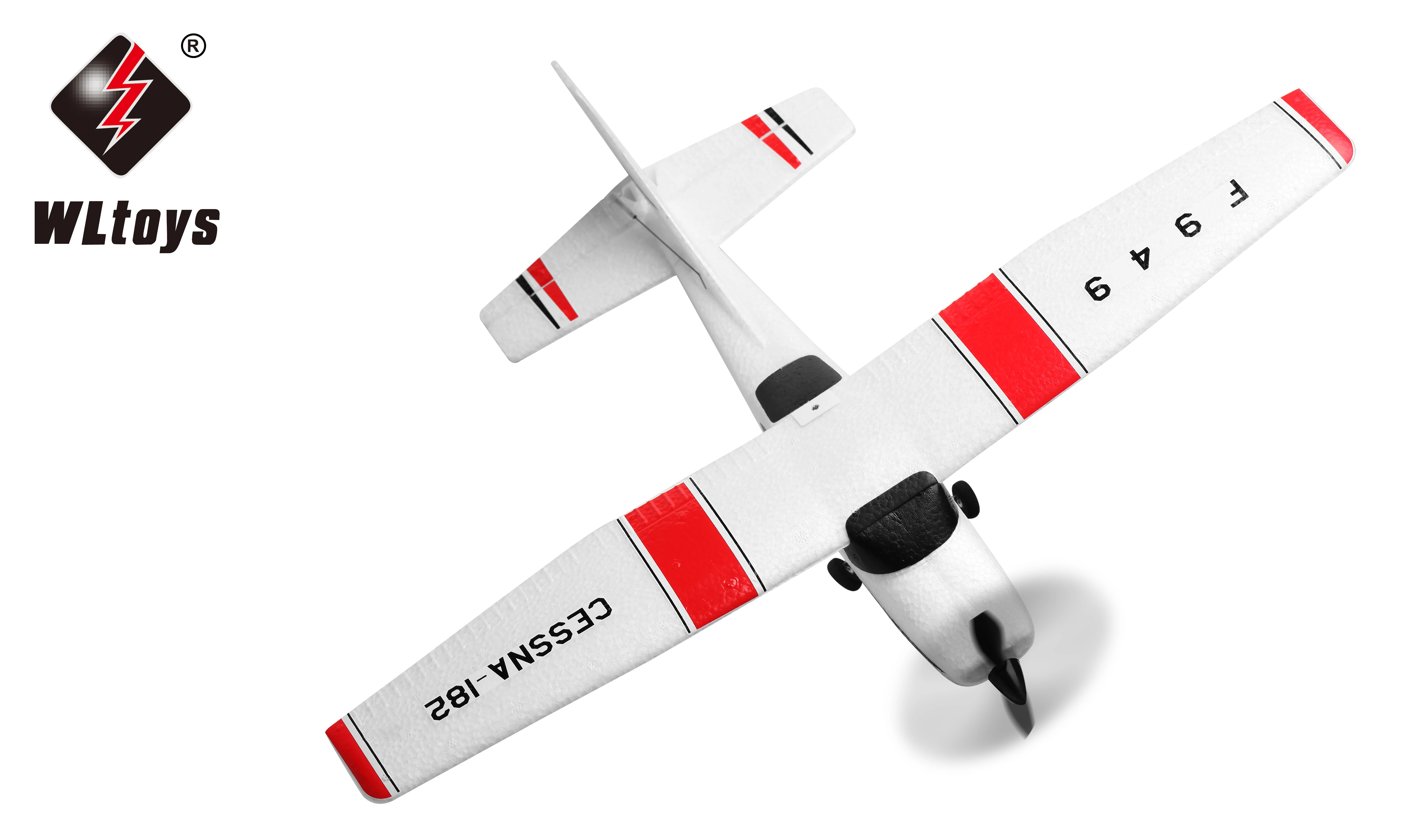 WLToys F949 2.4GHz Control 3CH Cessna-182 EEP Radio Control Aircraft Flying Plane Toys for Kids