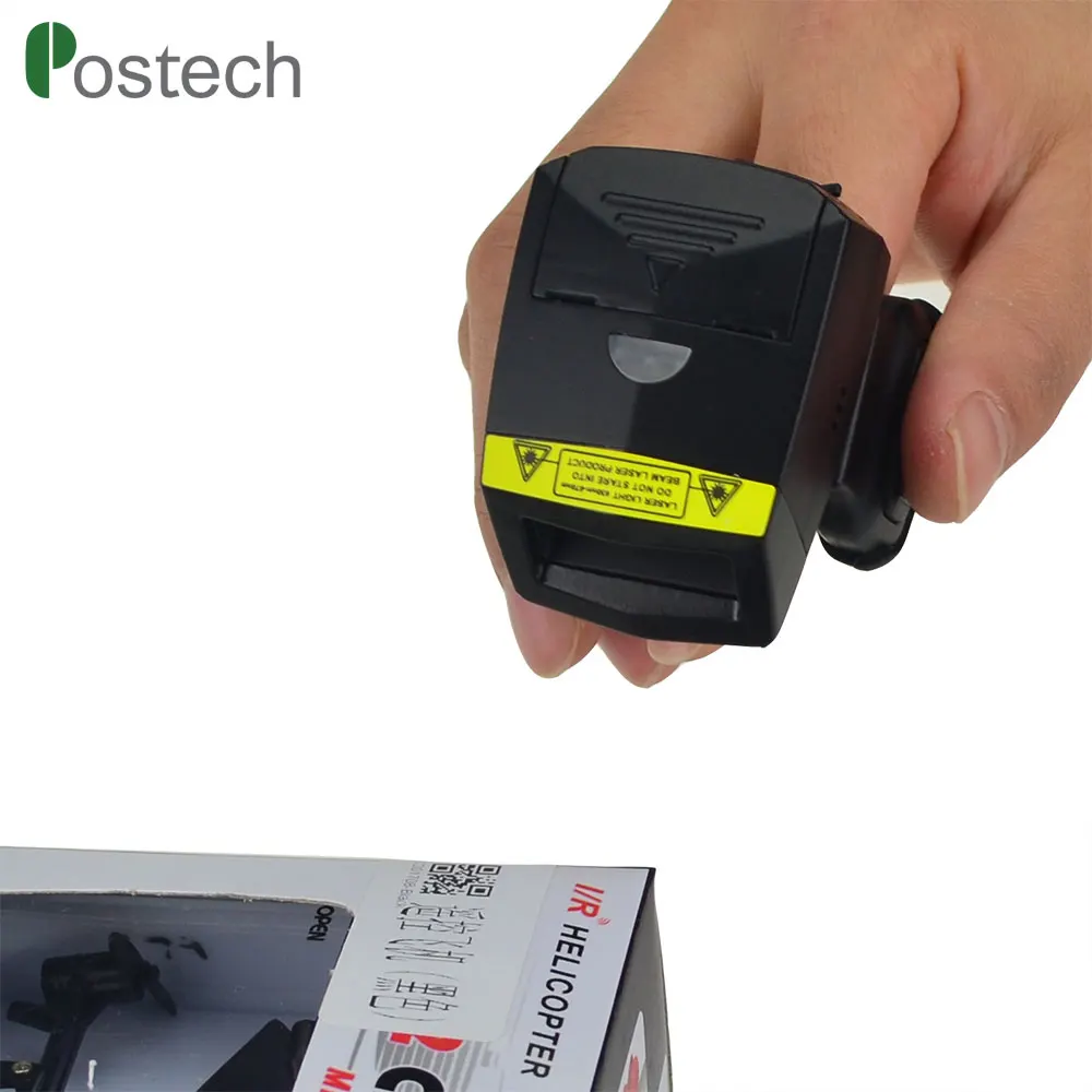 FS02 Bluetooth Wearable Ring 2D Laser Barcode Scanner Support IOS Android 