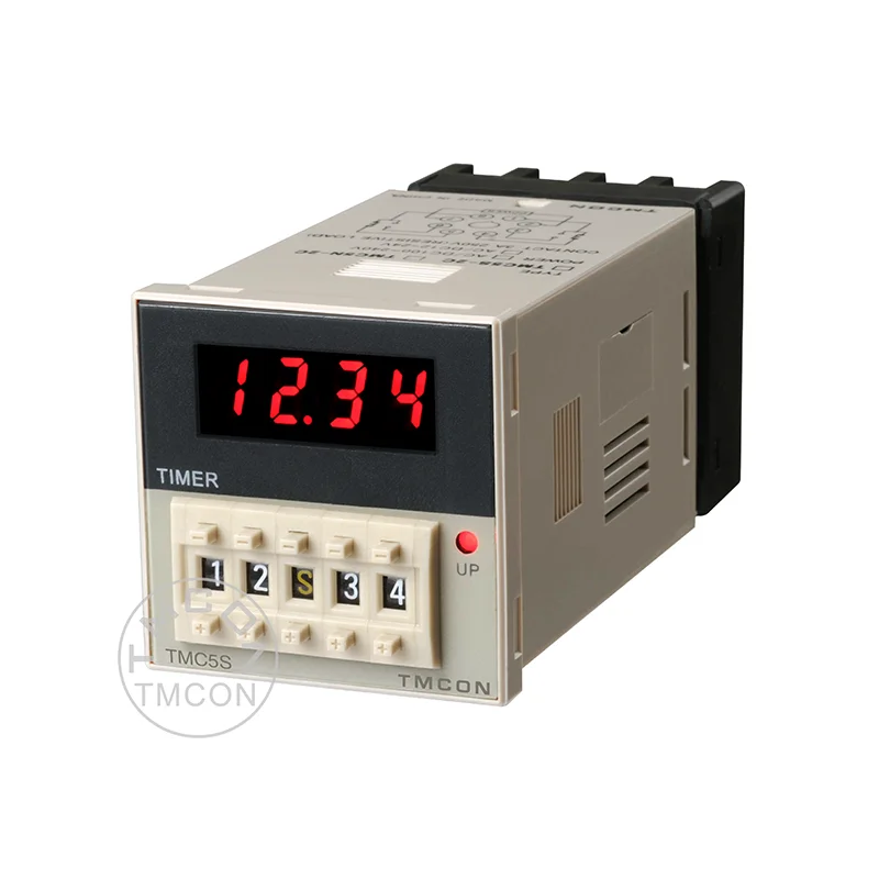 TMC5S DH48S H5CN TMCON DIN 48 * 48mm Display a LED Timer digitale Interruttore Relè temporizzato digitale