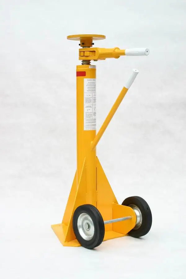 TL Trailer Stabilizing Screw Jack Steel 80000LBS Lifting Capacity Powder Coated ISO9001 Certified TSJ001 51.5" Max Height 1 Year