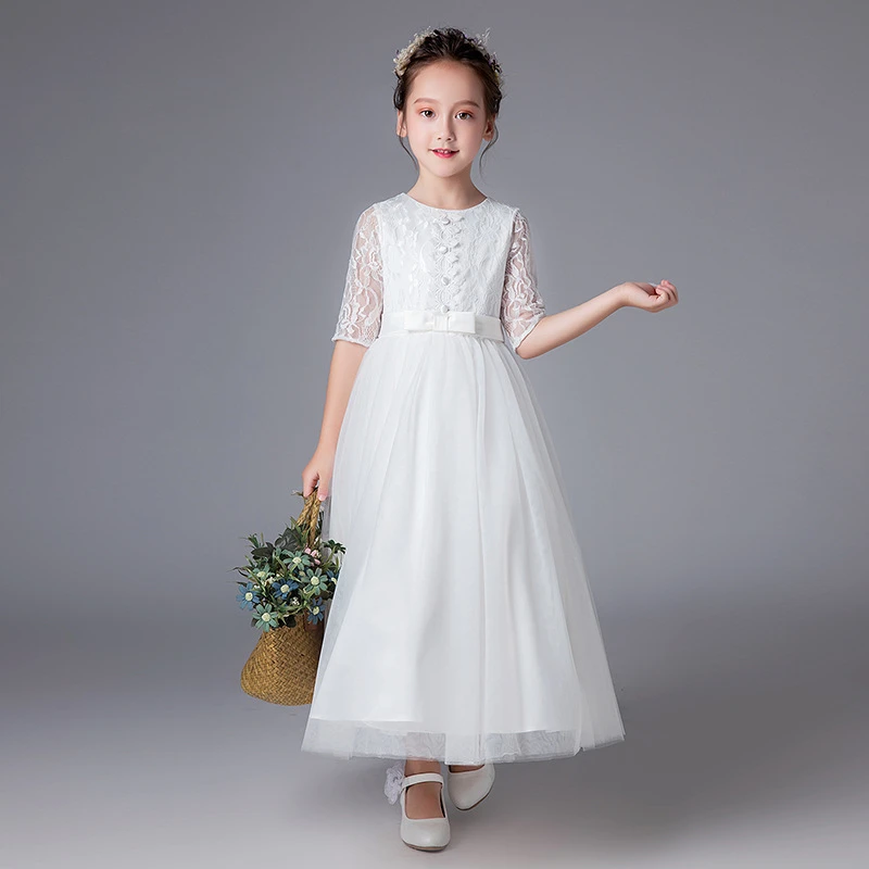 Alibaba.com: OEM SunM-MQ030 Girls princess dress, White Ball Gown for  children, breathable cotton blend. Discover bulk purchasing options for  wholesale kids' fashion.