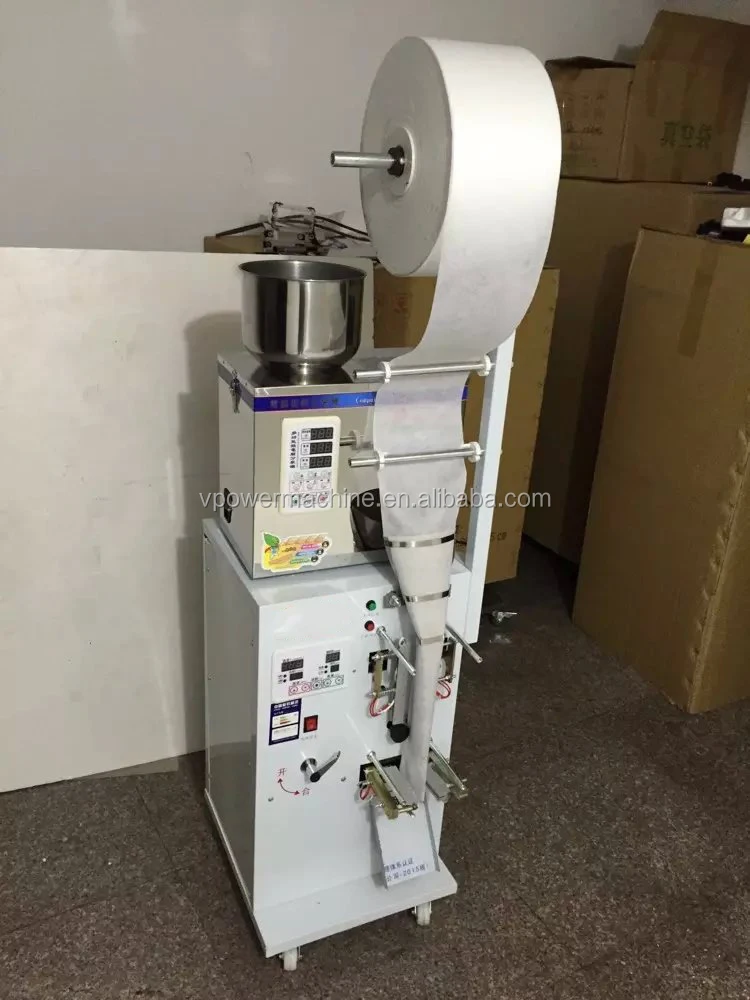 Automatic Stainless Steel Detergent Powder Particle Seed Chili Powder Tea Three Sides Sealing Filling Weighting Packing Machine - Image 2