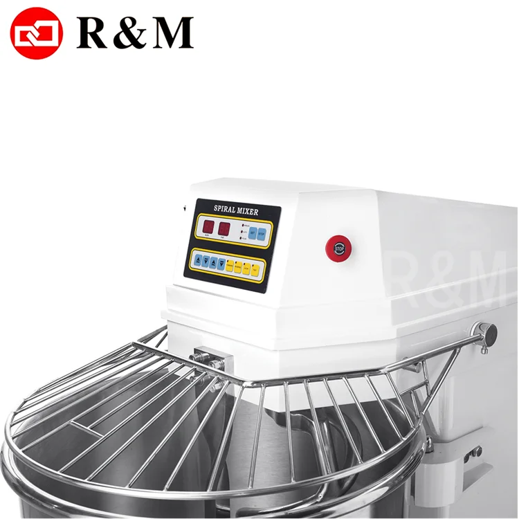 Commercial Industrial Noodle Bread Spiral Dough Mixer 25 50 100 kg 250l 25kg 50kg 100kg 150kg 200kg Flour Mix Machine for Bakery