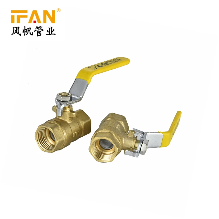 Hot sale China Manufacturer brass water gas ball valve Light type Female thread brass ball valve