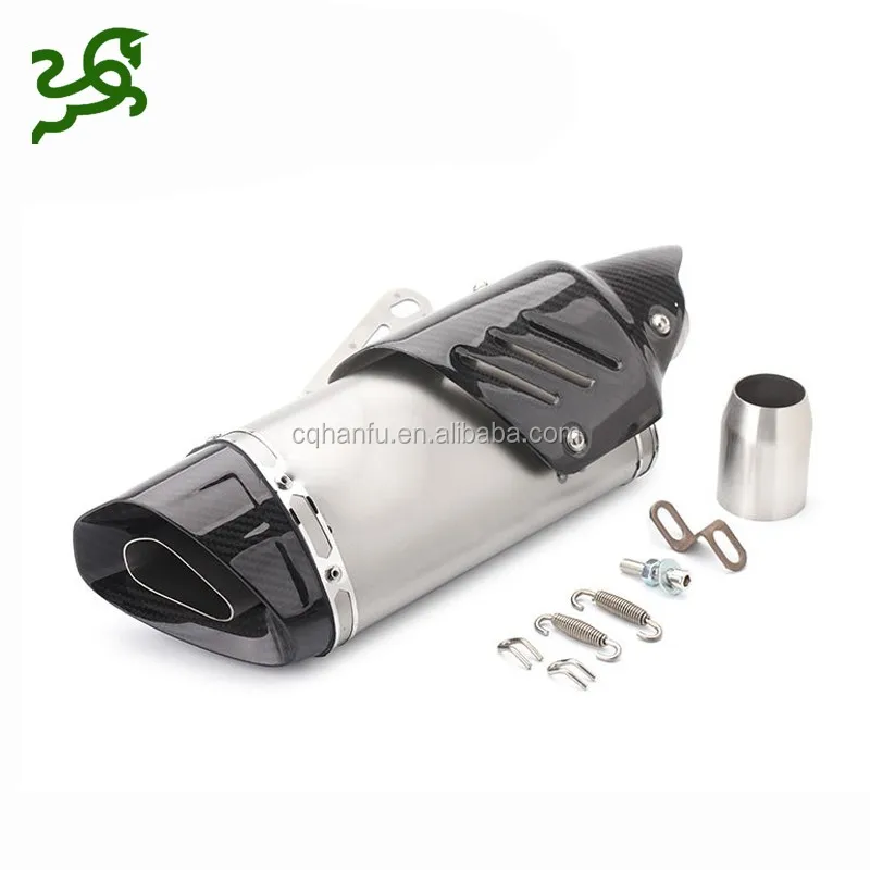 Выхлопной глушитель из углеродного волокна для мотоцикла, велосипеда-внедорожника, выхлопная труба для ZX6R/10/Z250 300/R3/25 R6 K6 K7 K8K9