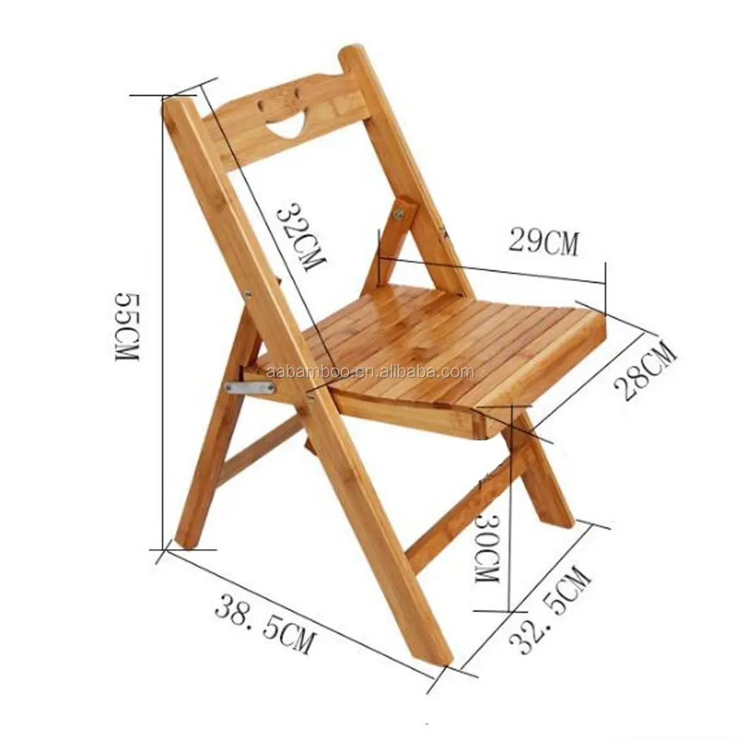 
Деревянный складной стул ручной работы из антикварного бамбука 