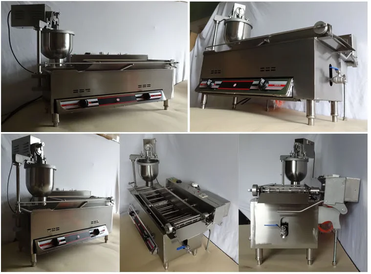 Commercial Dunkin Donut/donut Making Machine/donut Fryer with 3 Moulds