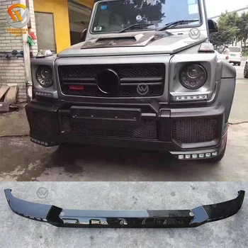 B-Style Front Bumper Lower Lip With LED DRL for 02-16 MB W463 G-Class G63 G65