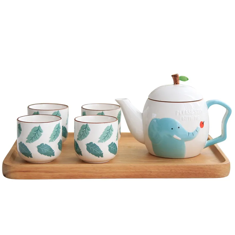 Wholesale Cartoon Animal Tea Pot Set With Cup And Saucer - Buy Ceramic Tea  Cup Set,Animal Tea Pot Set,Cup And Saucer Set Product on 