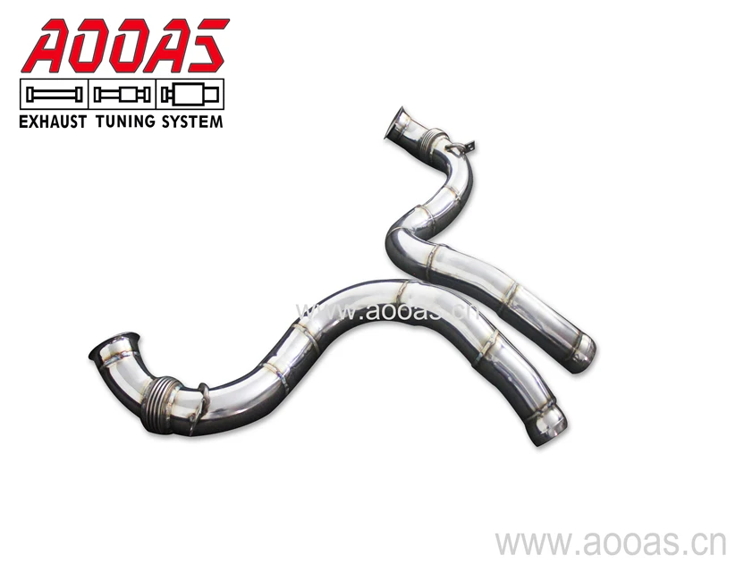 Downpipe Front Pipe Exhaust For Mercedes W205 C63 AMG Exhaust Factory