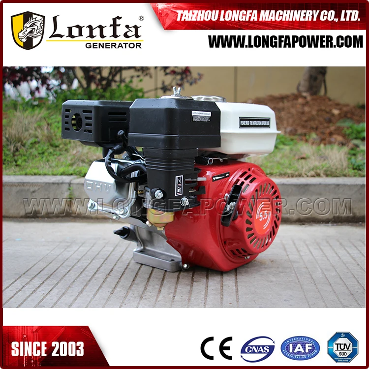 Motore A Benzina 168F 4 Tempi OHV 6,5 CV – Avviamento A Strappo, Cilindrata 196 Cc, Raffreddato Ad Aria, Per Macchinari E Attrezzature
