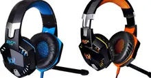 Elke g2000 over- oor game gaming headset oortelefoon hoofdband hoofdtelefoon met microfoon stereo bass led light voor pc spel