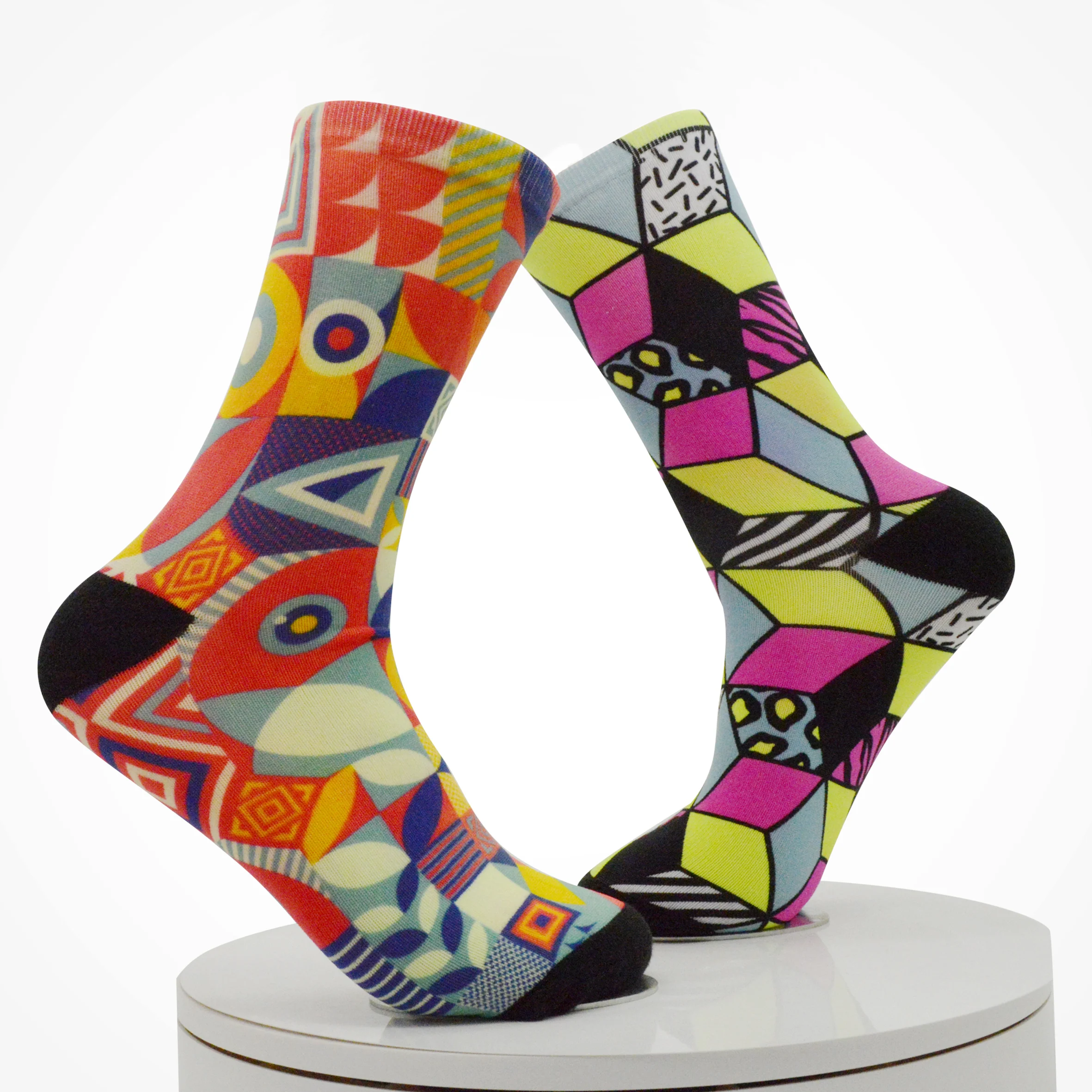 360 Degree 3D Printed Sublimation Socks Cotton Custom Print Socks With Your Pattern