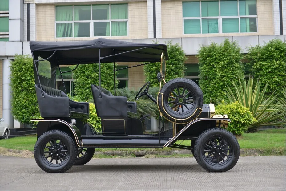 Classic CE Approval 4 Seater Smart 48v Electric Retro Car