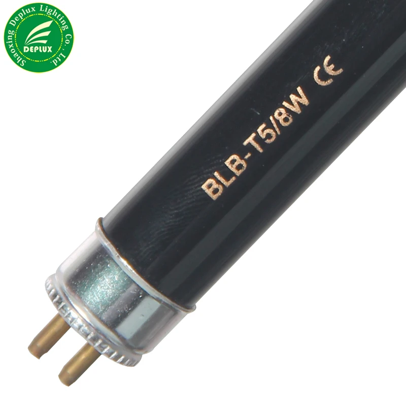 8 Вт флуоресцентный Ультрафиолетовый черный светло-синий Bi-Pin G5 миниатюрный