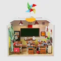 Handmade Doll House Diy miniature Wooden Dollhouse miniaturas Furniture House Doll Toys For Children Birthday Gift