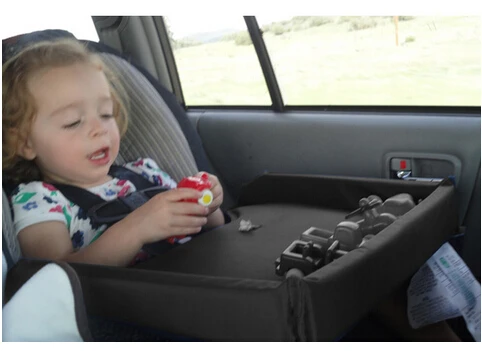 Легкий дети автокресло коляски Toy лоток легкая установка можно настроить размер черным лоток-оптовой автомобиля стол