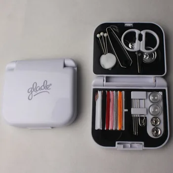 Travel Sewing Kit In Plastic Case