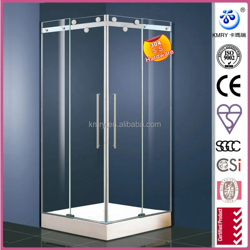 Frameless Square Sliding Door Shower Cabin Shower (kt5347) - Buy Bain Douche Cabine Product on Alibaba.com