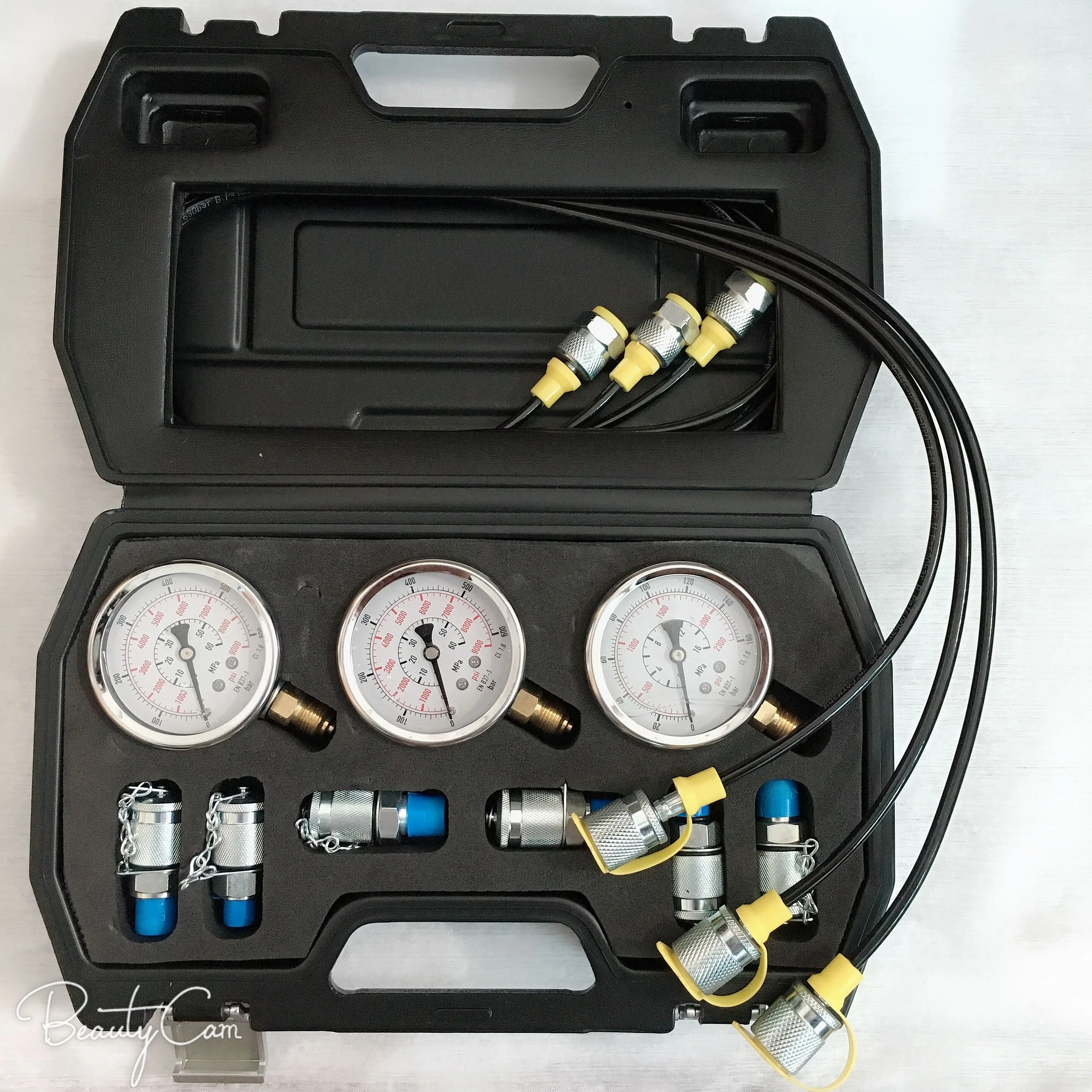 Kit de calibre presión hidráulica probador de presión hidráulica excavadora piezas Kit de prueba