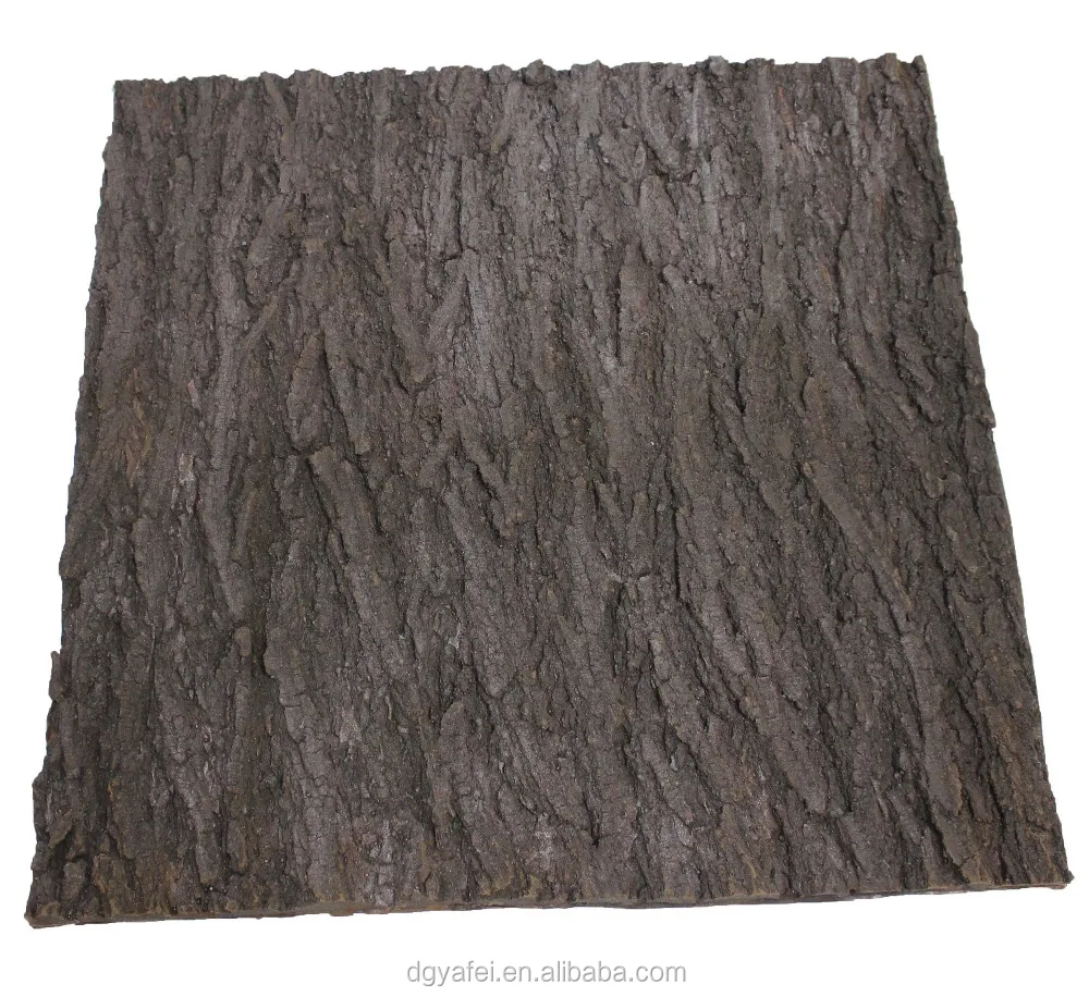 逼真的榆树树皮 pu 轻量级人造假树皮