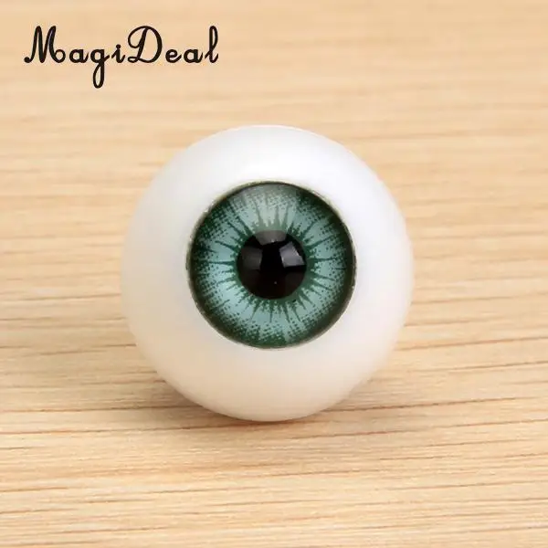 8pcs 16mm Colorful Round Acrylic Doll Eyes Eyeballs for Doll DIY Making Accs