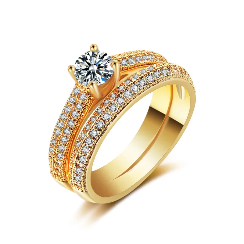 24k gold wedding band with diamonds