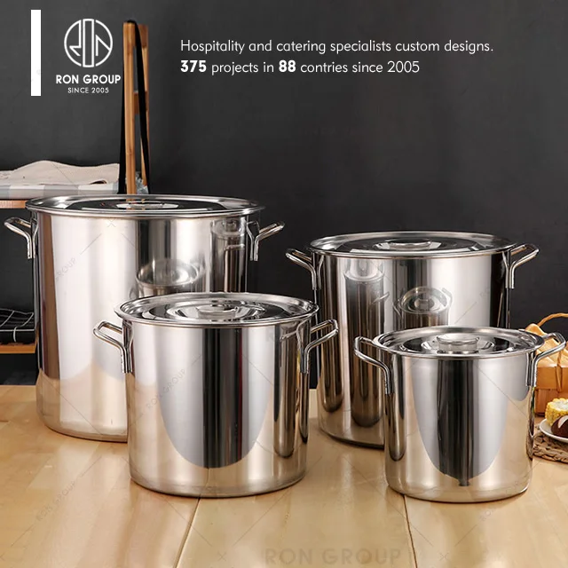 hotel supplies soup pot stainless steel