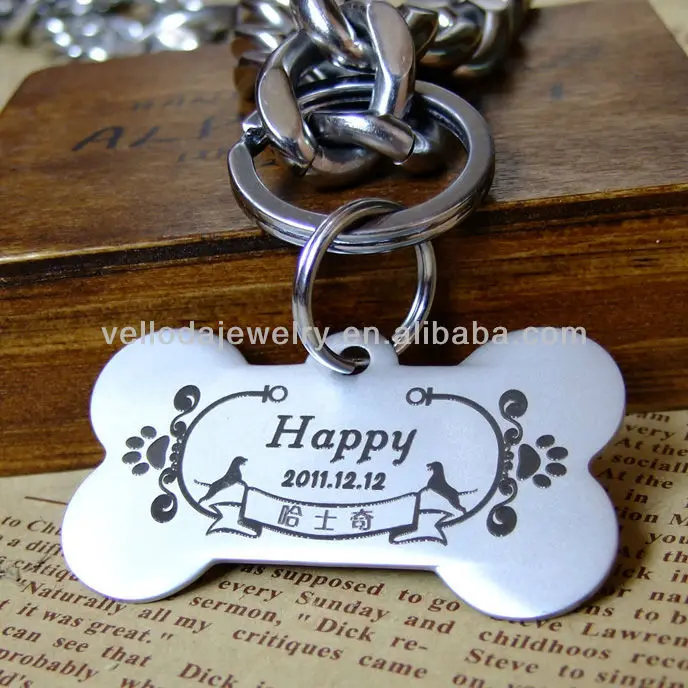 кости формы нержавеющей теги собаки стали, металл животное тег, животное id тега