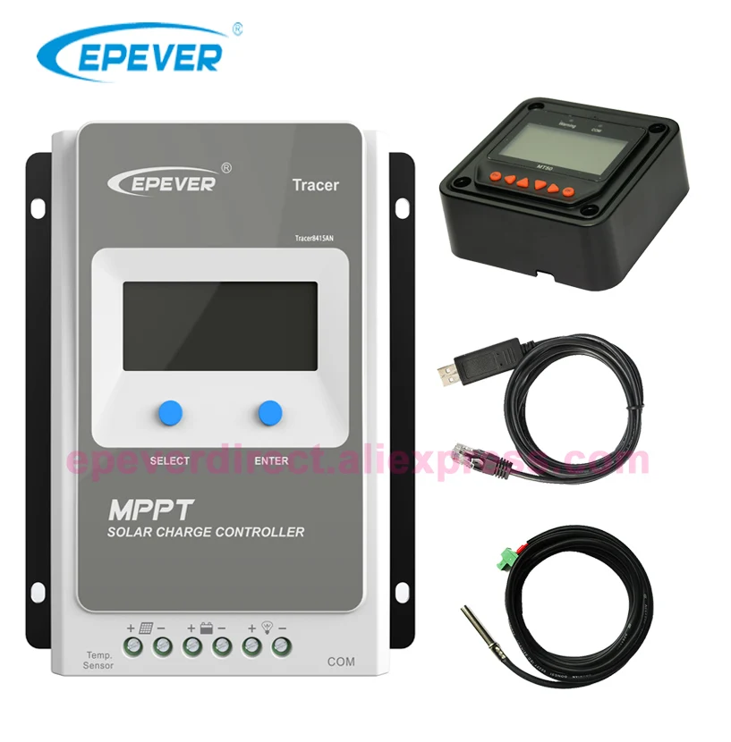 Temp Sensor+Comm Cable Temperature Sensor and USB Communication Cable Pack for Epever Epsolar Charge Controller 