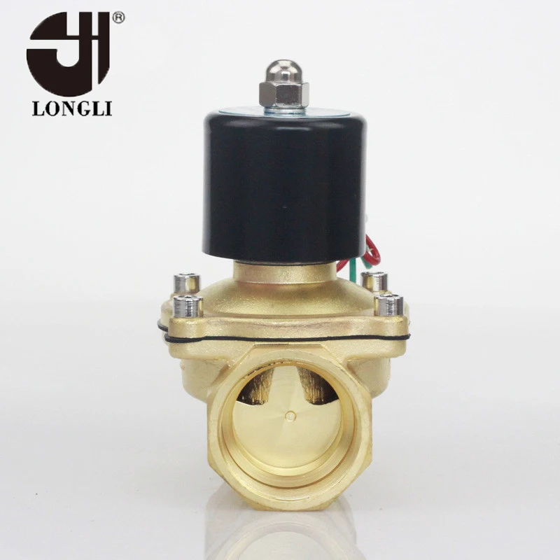 
 2W - 320 - 32 high performance 220 volt 1.2 inch brass water solenoid valve  