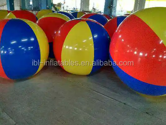 Logo Customized Inflatable Beach Ball PVC Large Jumbo Beach Ball 9 ft Tall Inflatable Giant Beach Ball