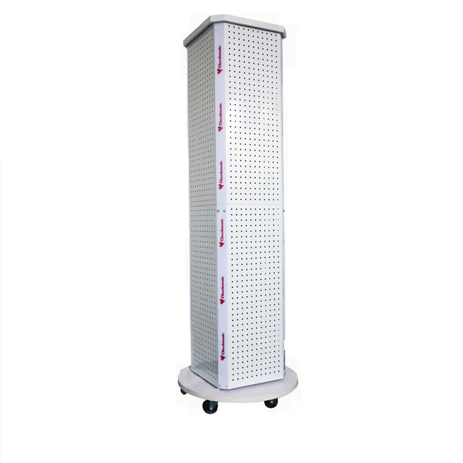 Floor Standing Rotating Pegboard Display Stand