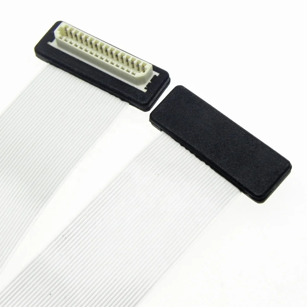 OEM ODM 31pin Board Connector DF9-31P-1V Female Plug 1.0mm Pitch Flat Ribbon FFC Flat Cable for Lvds
