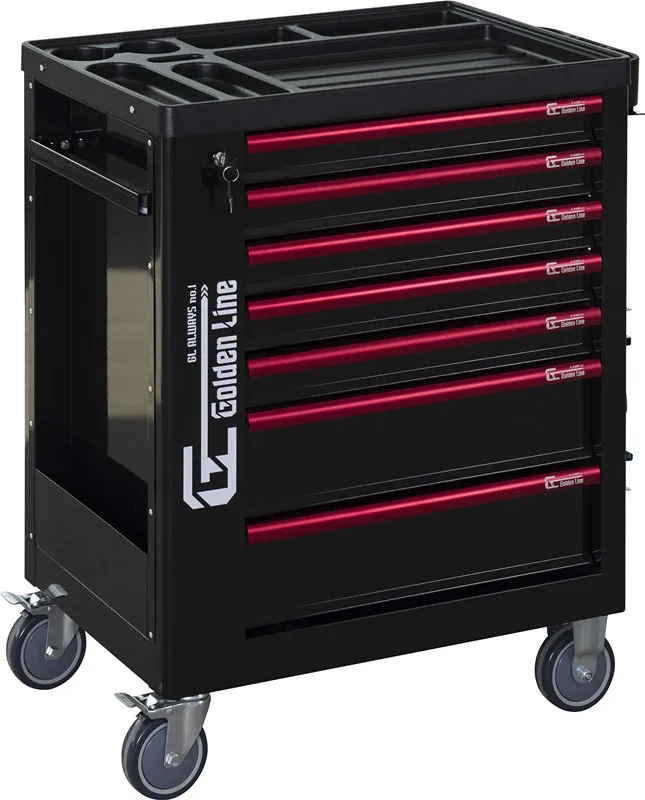 Portable Multifunctional Tool Plastic Worktop Tool Trolley With