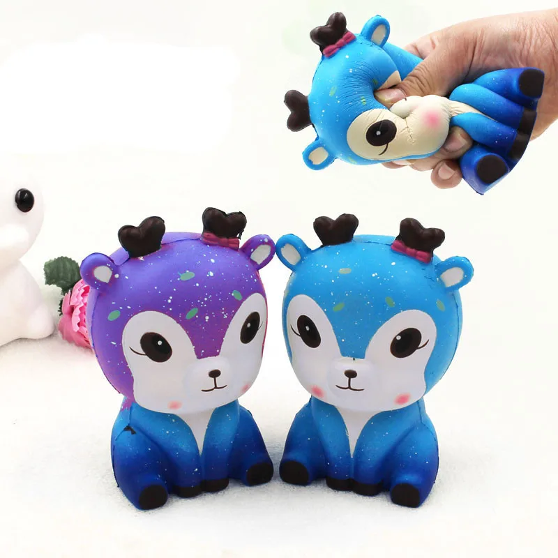 Игрушка из пенополиуретана в виде оленя, мини-фиджет, забавный олень Сика, игрушки-антистресс для детей и взрослых