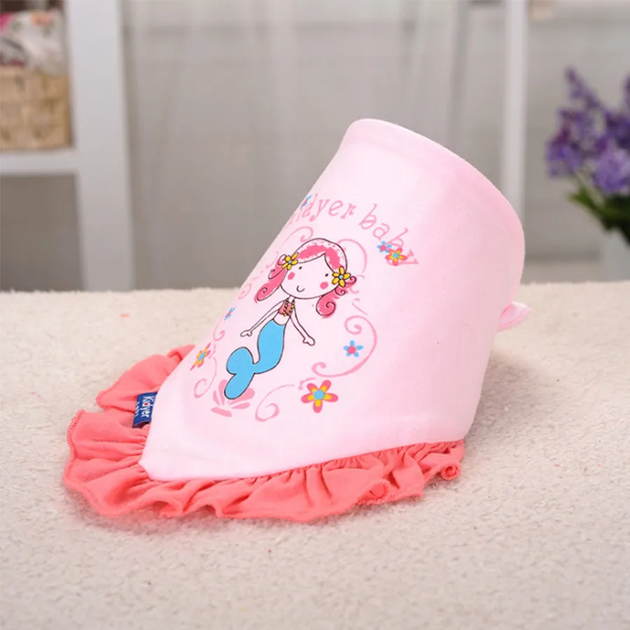 2017 Новый 100% хлопок Детские слюни нагрудники малышей Бандана нагрудники