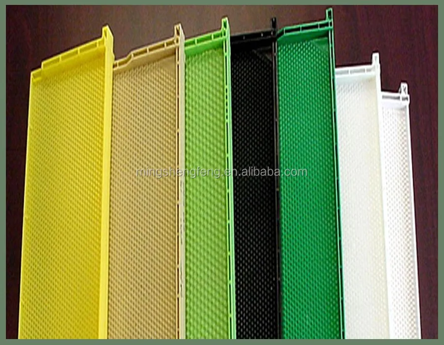 2022 Bee Hive Foundation Sheet Beekeeping Plastic Beehive Frame