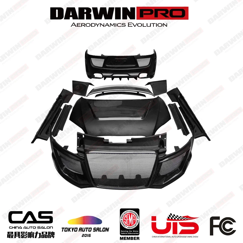 PROTOform Audi TT ボディ Darwinpro Black Sails Style Full Body Kit for Audi TT TTS