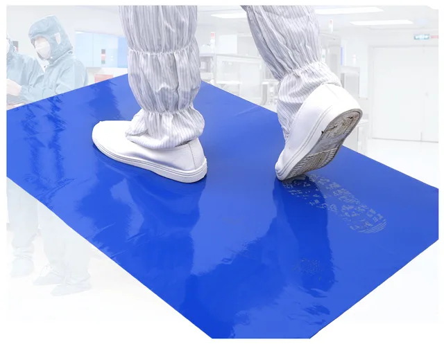 30 Peelable Layers Self Adhesive Tacky Floor Mat Dust Cleaning Blue ESD Cleanroom  Sticky Mat - Buy 30 Peelable Layers Self Adhesive Tacky Floor Mat Dust  Cleaning Blue ESD Cleanroom Sticky Mat