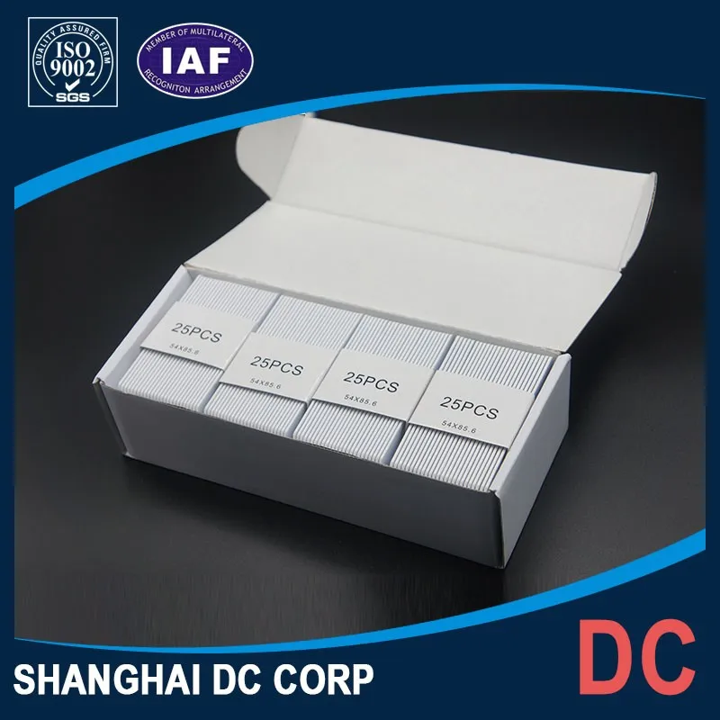 Высочайшее качество производителя пластиковых визитная карточка профессиональные смарт-карты