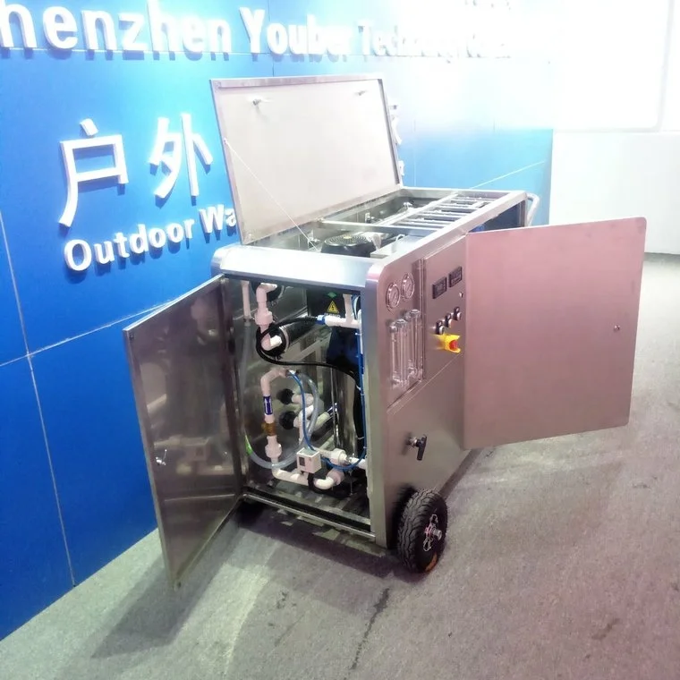 Mobile Reverse Osmosis System for Outdoor Cleaning Solar Panels Pure Water System Window Cleaning RO Desalinator Purification