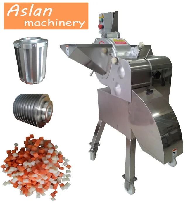 automatic carrot dicer machine/onion cube cutting