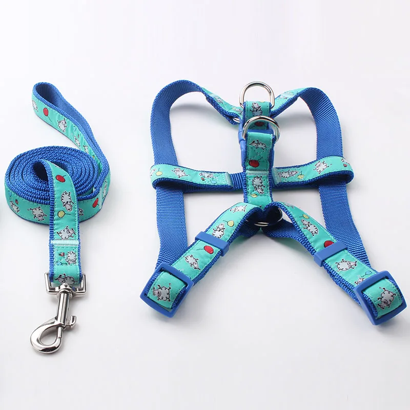 Оптовая продажа из Китая мягкой нейлоновой двухслойный собаки жгут для комплект