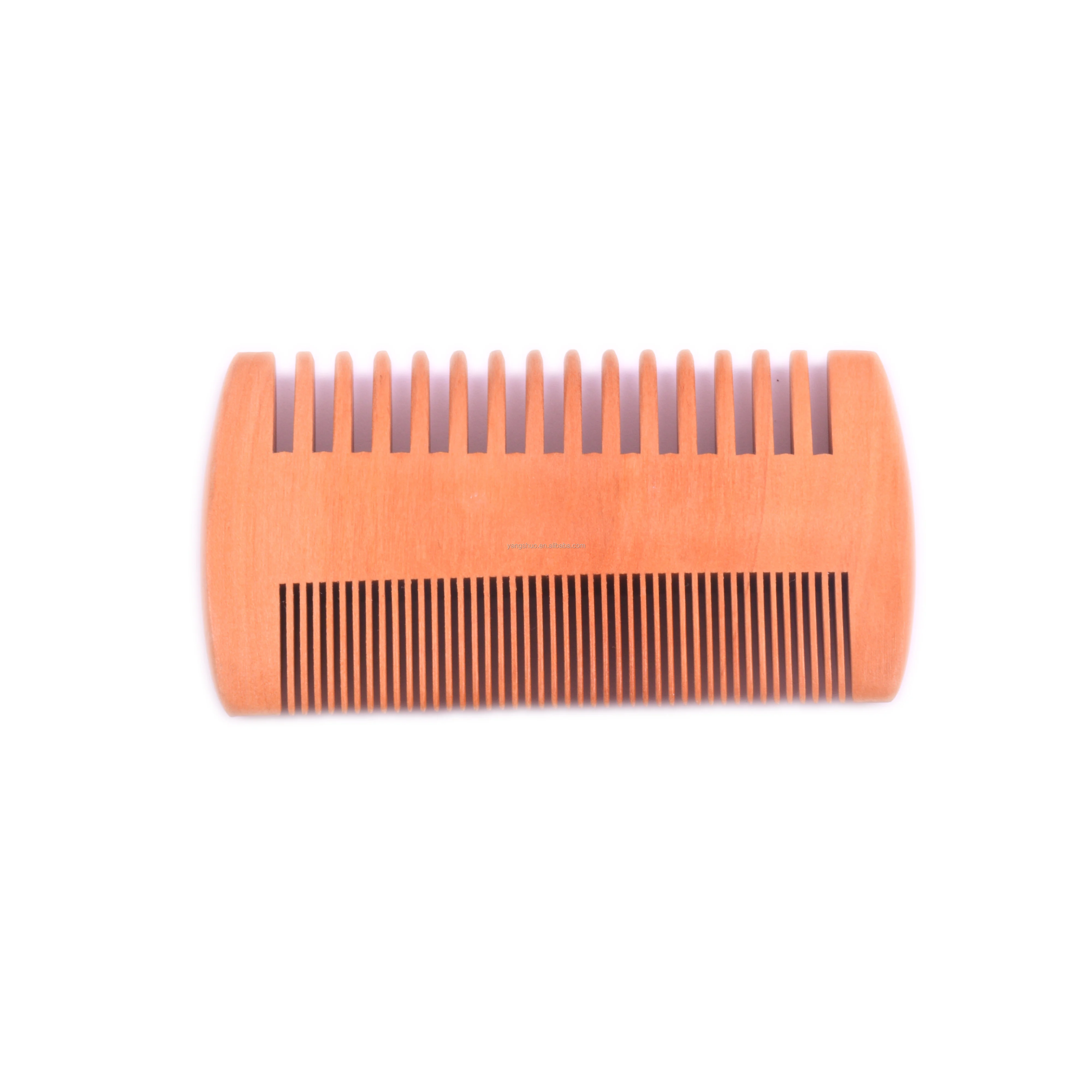 Натуральная деревянная расческа для волос, деревянная расческа для бороды, гребень для вшей